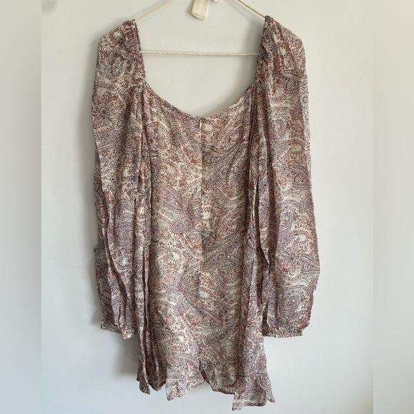 Simons long sleeve paisley dress - Picture 2 of 4